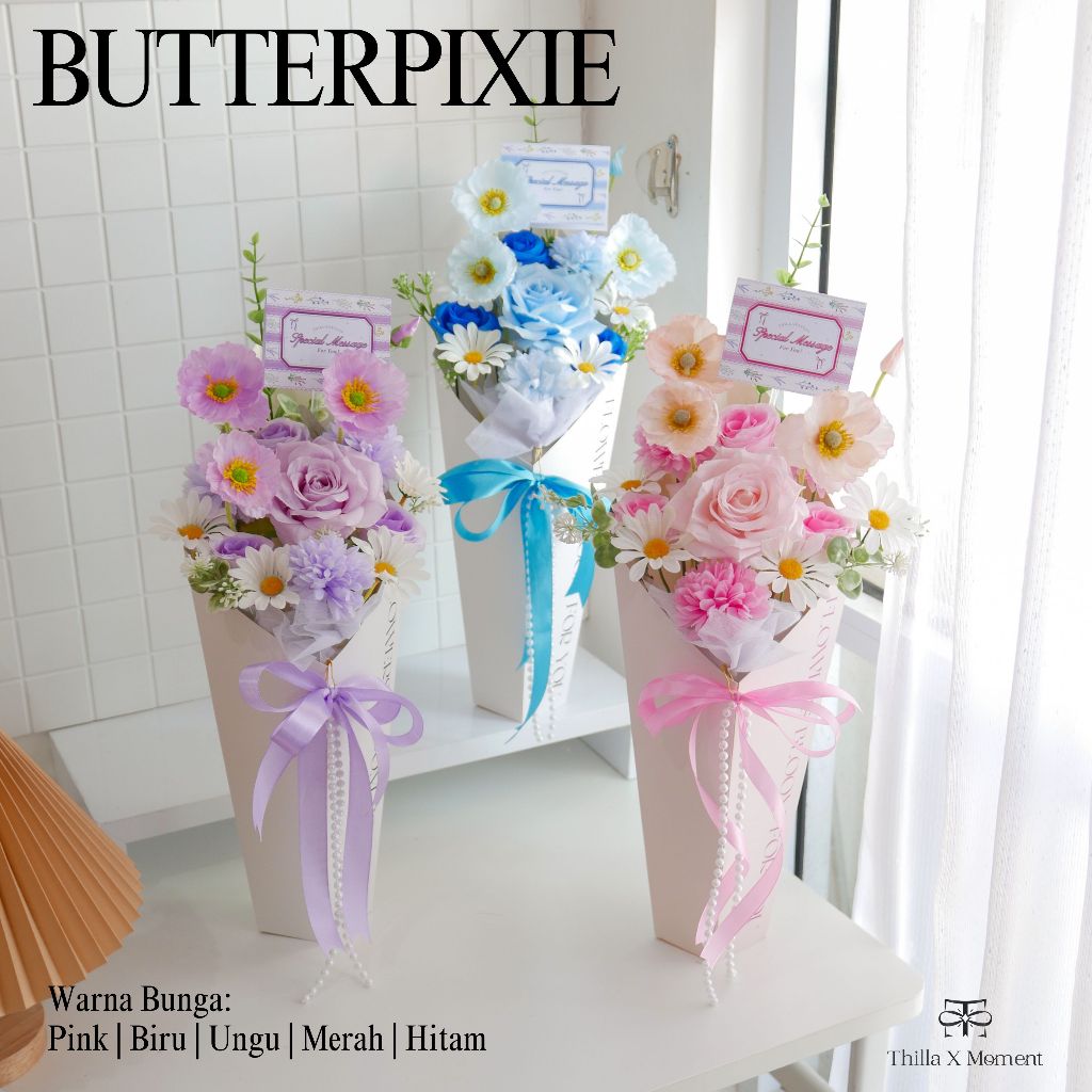 

[ BUTTERPIXIE ] BUKET BUNGA VAS WISUDA GRADUATION BOUQUET KADO ULANG TAHUN ANNIVERSARY BUKET DALAM VAS FLOWER BAG FLOWER BOX