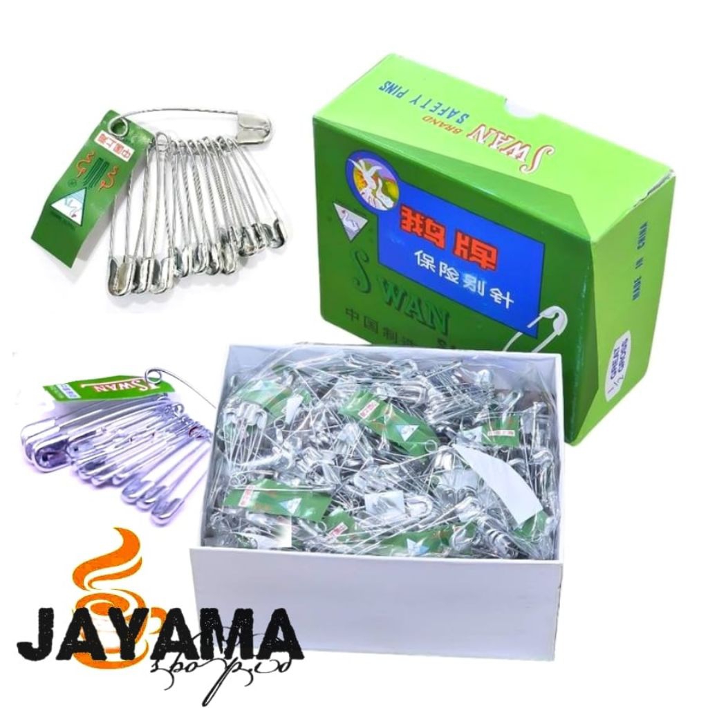 Peniti Swan Stainless pin jarum kecil besar tajam