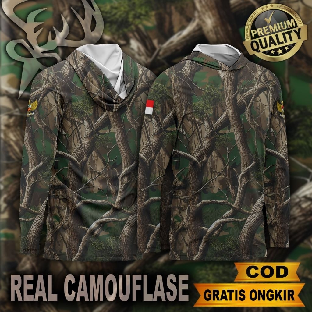 Baju camo lengan panjang | baju loreng | baju camo hunting berburu | baju | baju camo | jersey camo