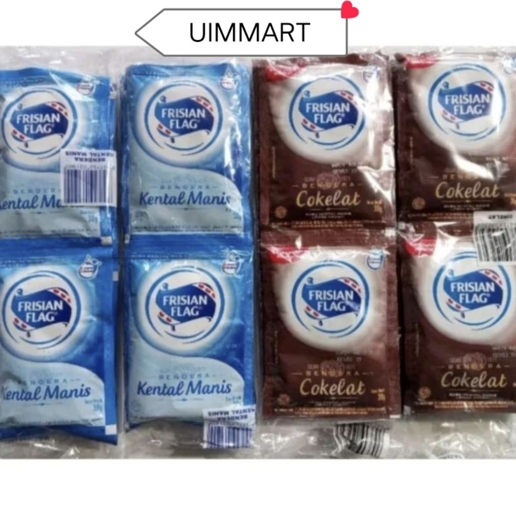 

SUSU KENTAL MANIS FRISIAN FLAG PAKET 5 RENTENG [1 Renteng isi 6 Sachet]