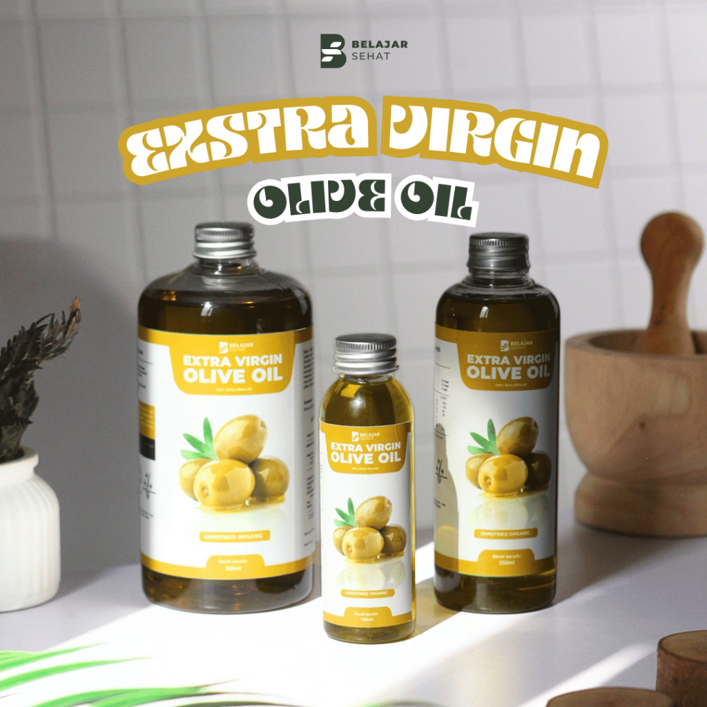 

Belajar Sehat Extra Virgin Olive Oil Minyak Zaitun Murni EVOO 250 Ml Aman untuk diminum