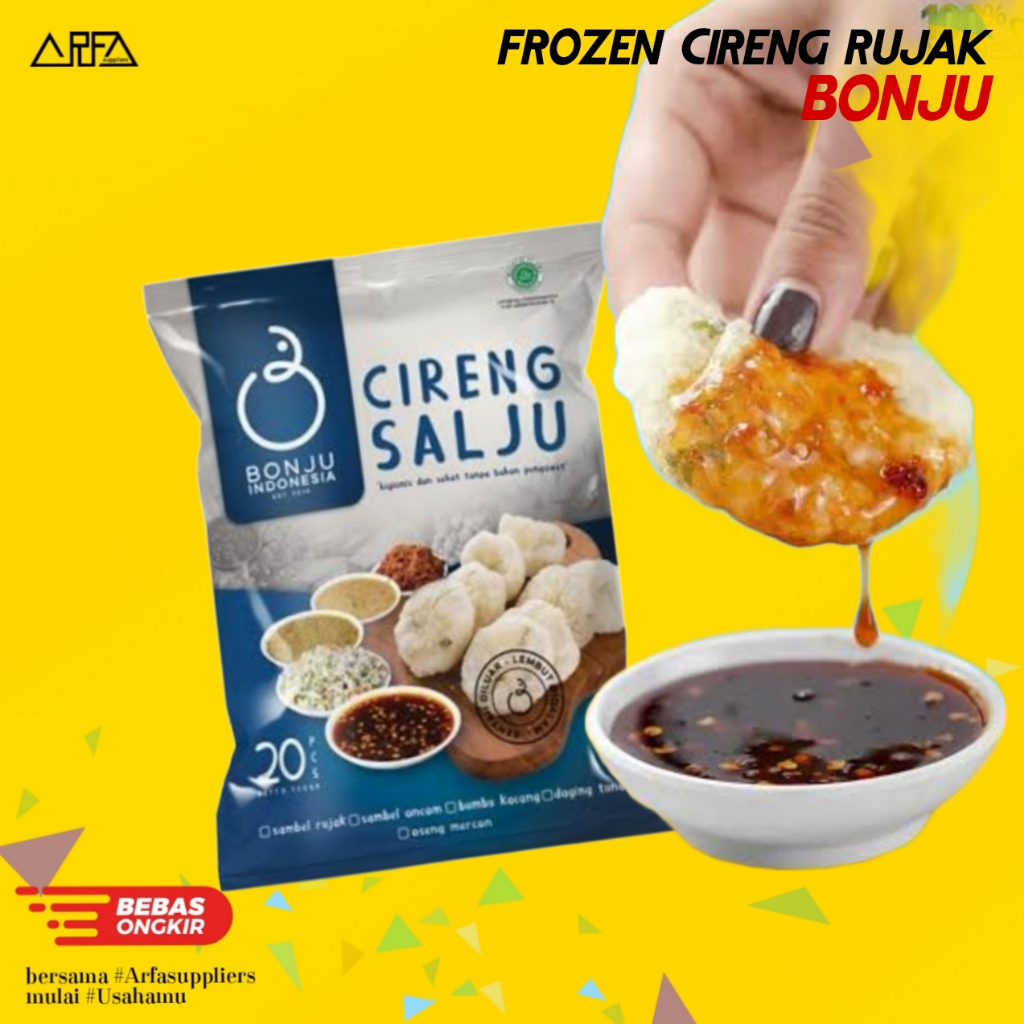 

Bonju Frozen Cireng Rujak Salju Free Sambal