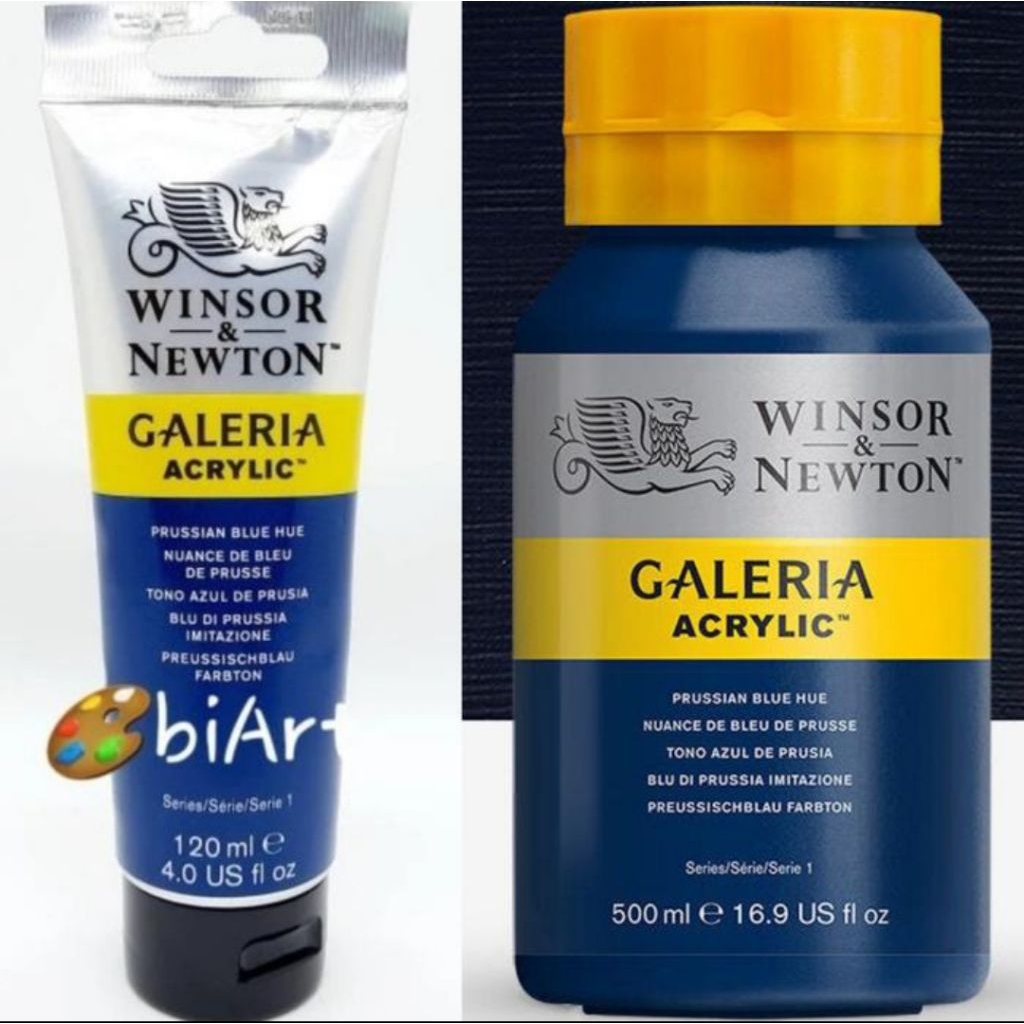 

Cat Akrilik Galeria Acrylic Colour 500ml / 120ml Prussian Blue Hue Winsor & Newton