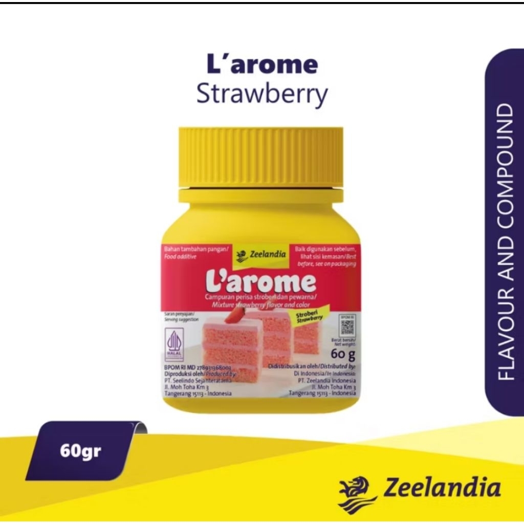 

larome strowberry 60gr