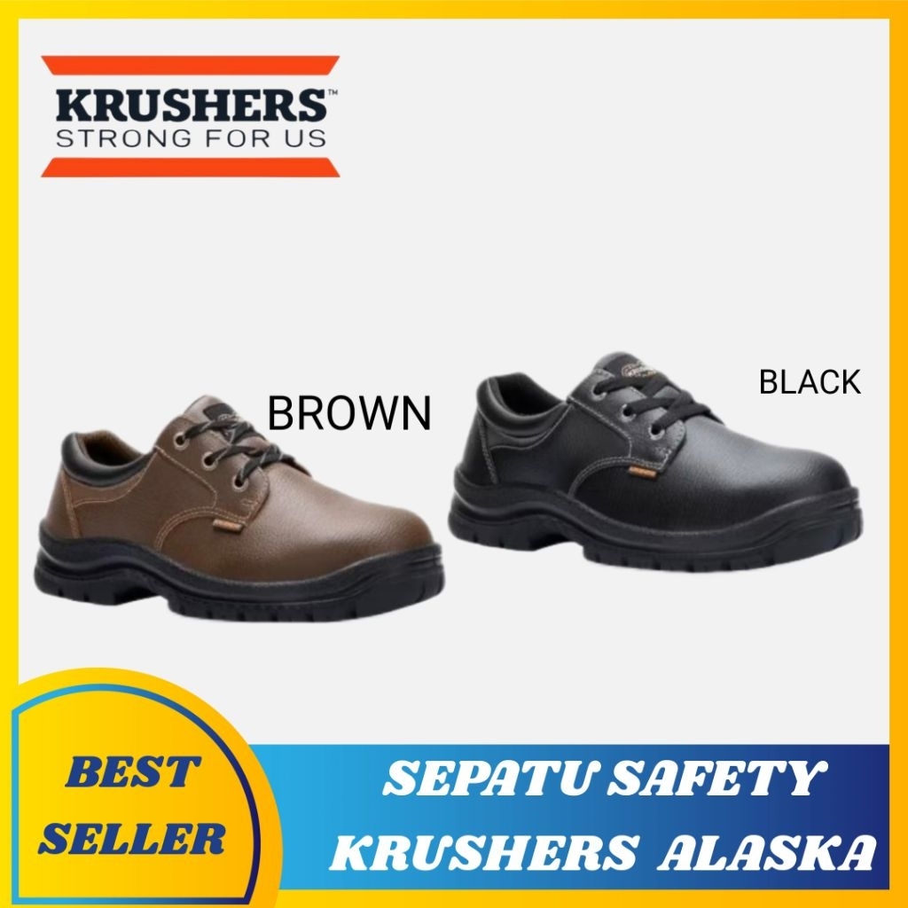SEPATU SAFETY KRUSHERS ALASKA ORIGINAL - SAFETY SHOES KRUSHERS ORI