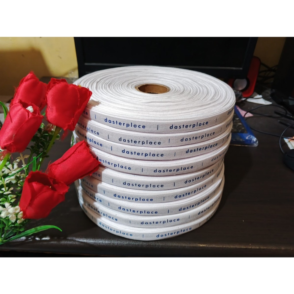 

Label Kain Katun Custom nama sendiri sablon 2cm