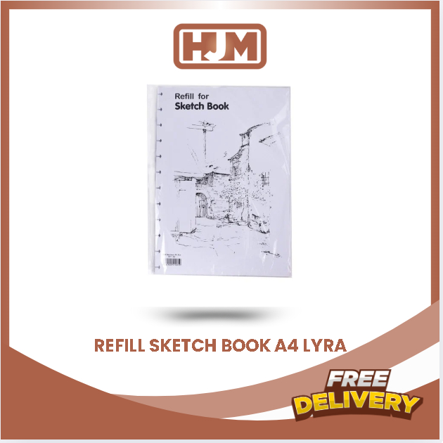 

Lyra SketchBook Sketch BookRefill A4 (isi 30) 9211.260