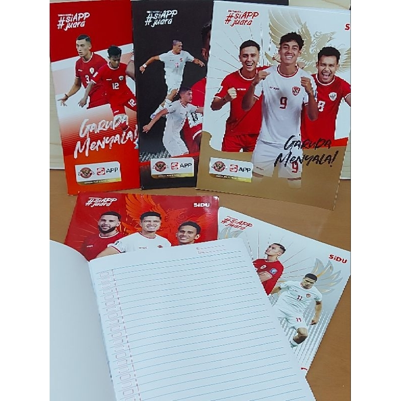 

Buku Tulis Sinar Dunia / SIDU 38 Lembar Timnas ( 1 Pack isi 10 Buku)