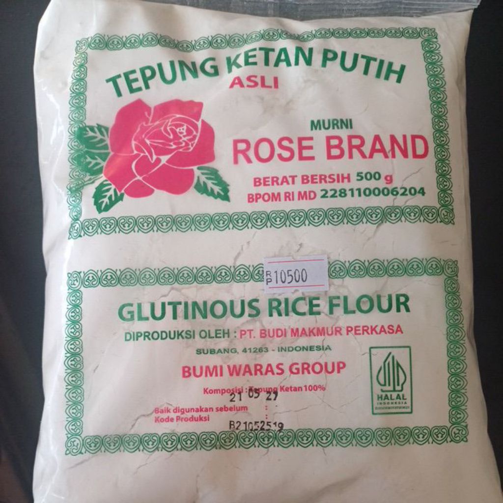 

Rose Brand tepung ketan 500 gr