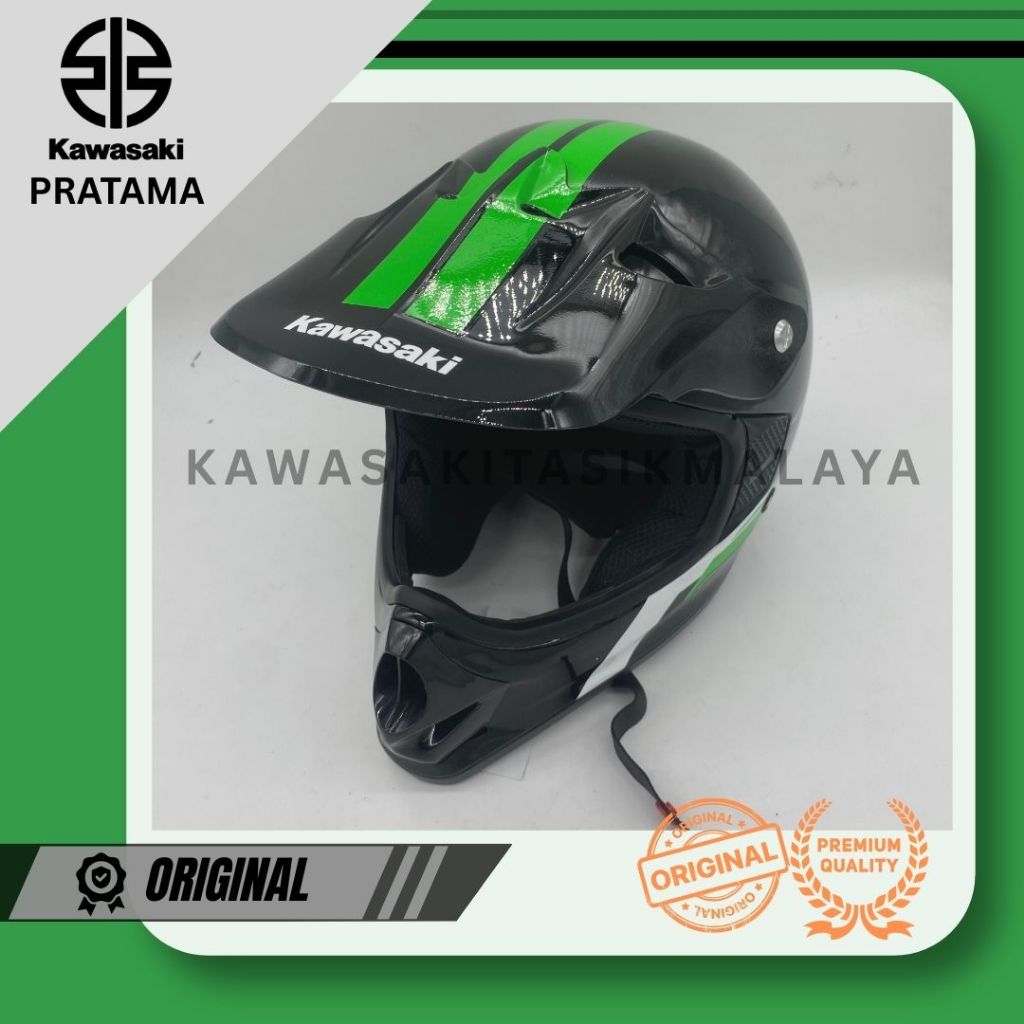 Helm JPX Original KAWASAKI Motocross KLX