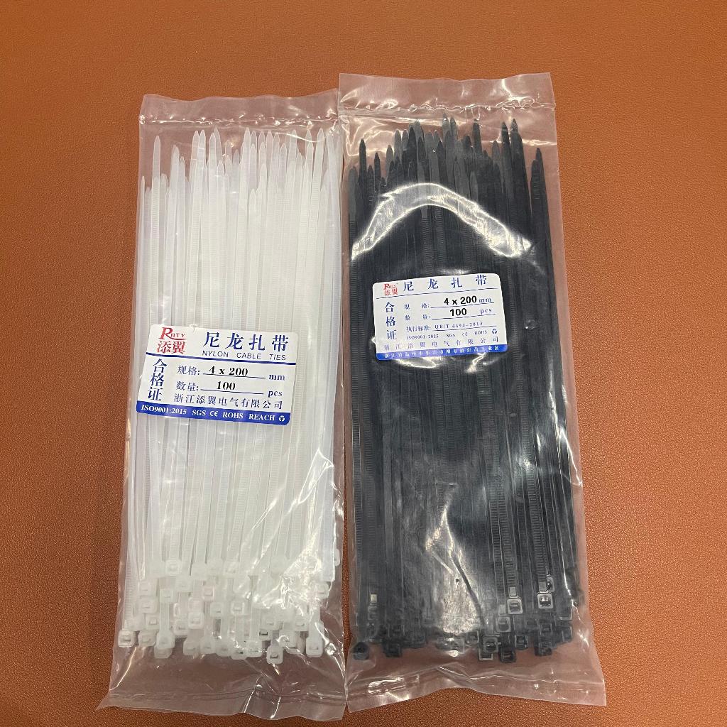 

Kabel Ties 1 Pack isi 100 PCS Kabel Tie /Cable Tis / Kabel Tis 4x20cm/Kabel ties Hitam/Kabel Ties putih/NYLON CABLE TIES