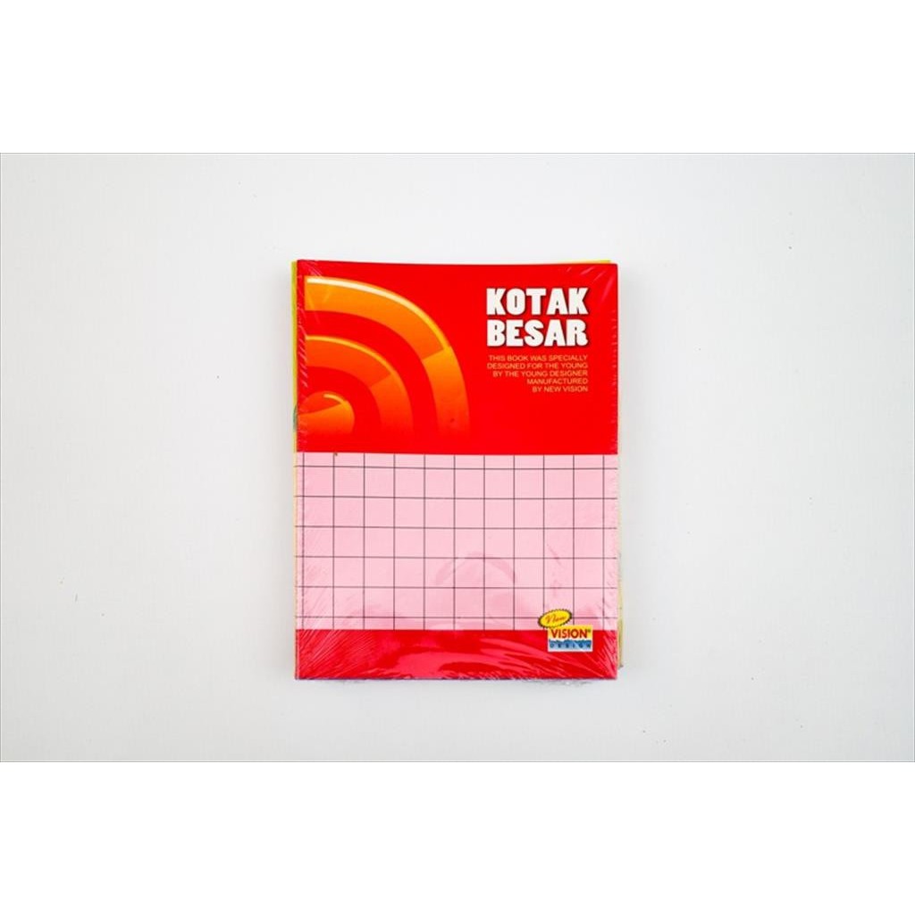 

(PCS) BUKU KOTAK BESAR SEDANG VISION SIDU ECER (1PCS)