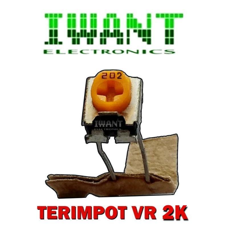 TRIMPOT VR 202 2Kohm 2K OHM VR 2K TRIMMER VARIABLE RESISTOR 2K OHM