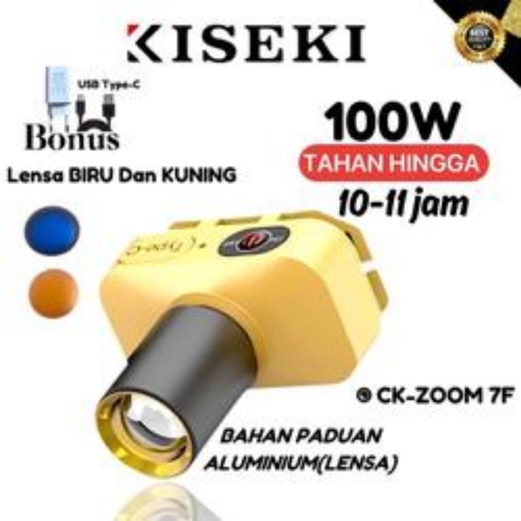 Senter Kepala Zoom KISEKI CK-ZOOM8F & Senter Kepala Zoom KISEKI CK-ZOOM7F/CK-ZOOM8/ CK-ZOOM11WL