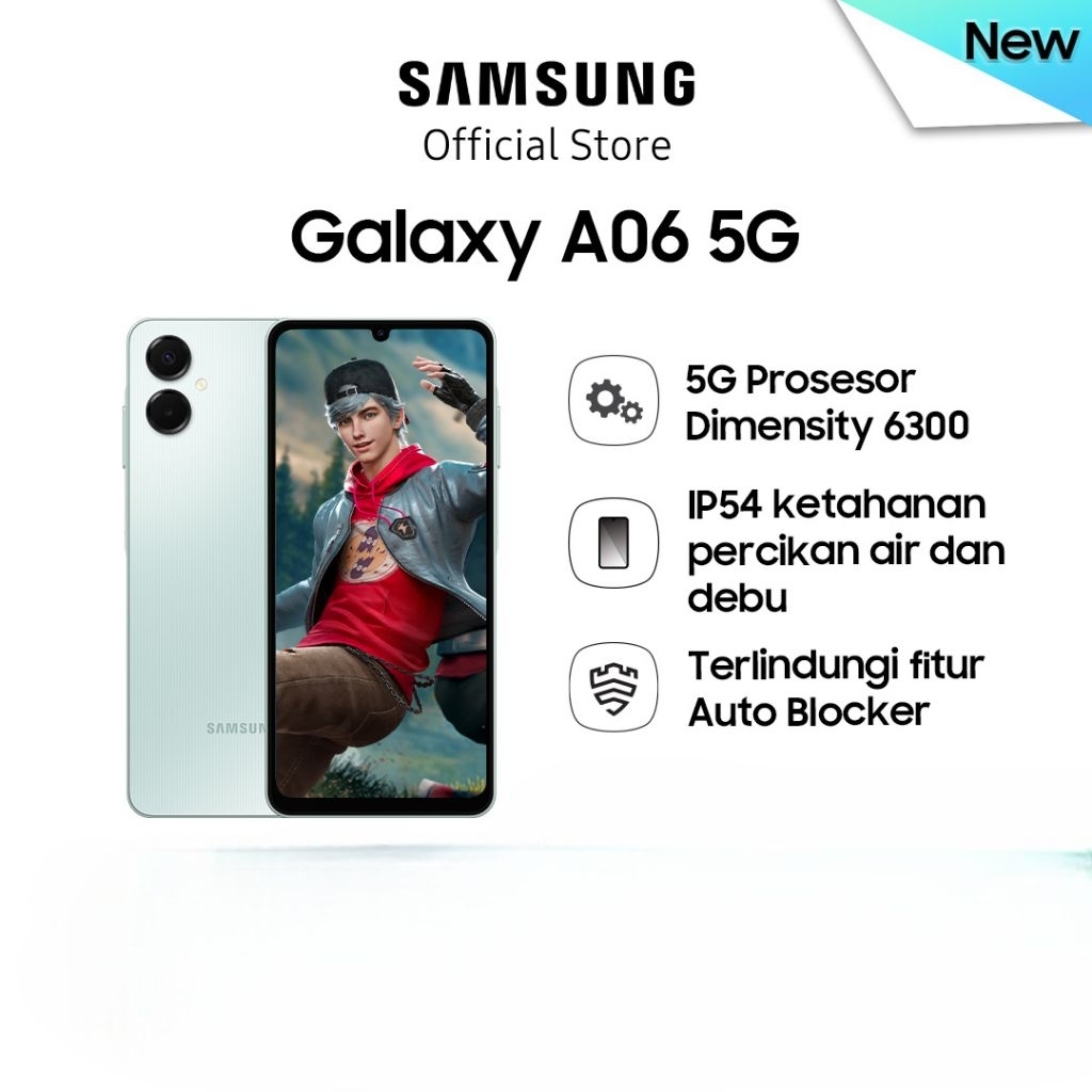 Samsung A06 5g Ram 6/128 Gb Garansi Resmi Samsung