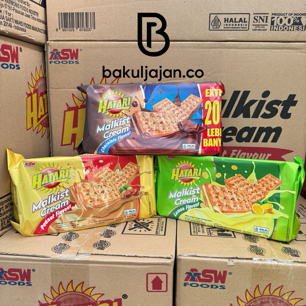 

Hatari Malkist Cream 1 Dus Karton Isi 28 Pcs ( 118gr ) Termurah