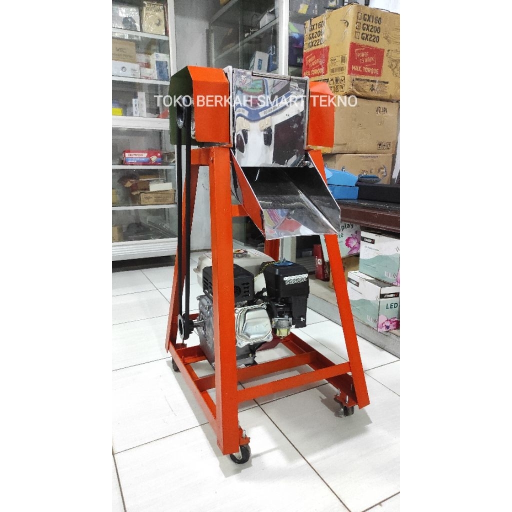 MESIN PARUT KELAPA BESAR MESIN PARUTAN KELAPA ENGINE BENSIN GX200 BARU
