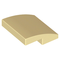Lego 15068 Slope, Curved 2 x 2 x 2/3 tan