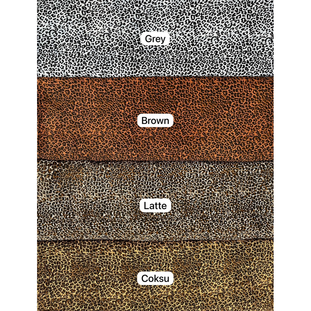 KAIN RAYON MOTIF TUTUL KECIL LEOPARD MACAN