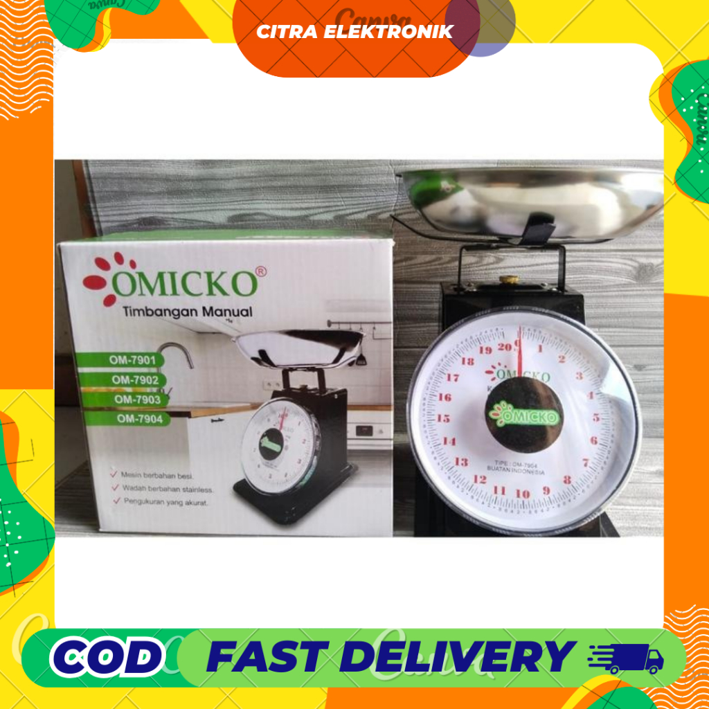 TIMBANGAN ANALOG/ TIMBANGANJARUM 5,10 KG DAN 20 KG/ TIMBANGAN BUAH