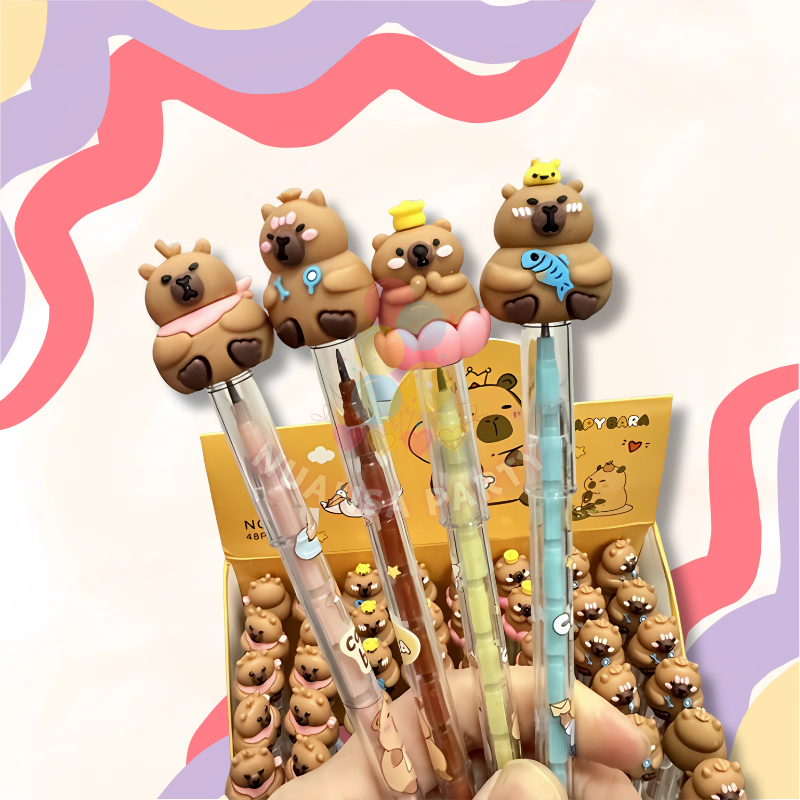

NP • Pensil Susun Peluru 2B Motif Capybara Alat Tulis Sekolah