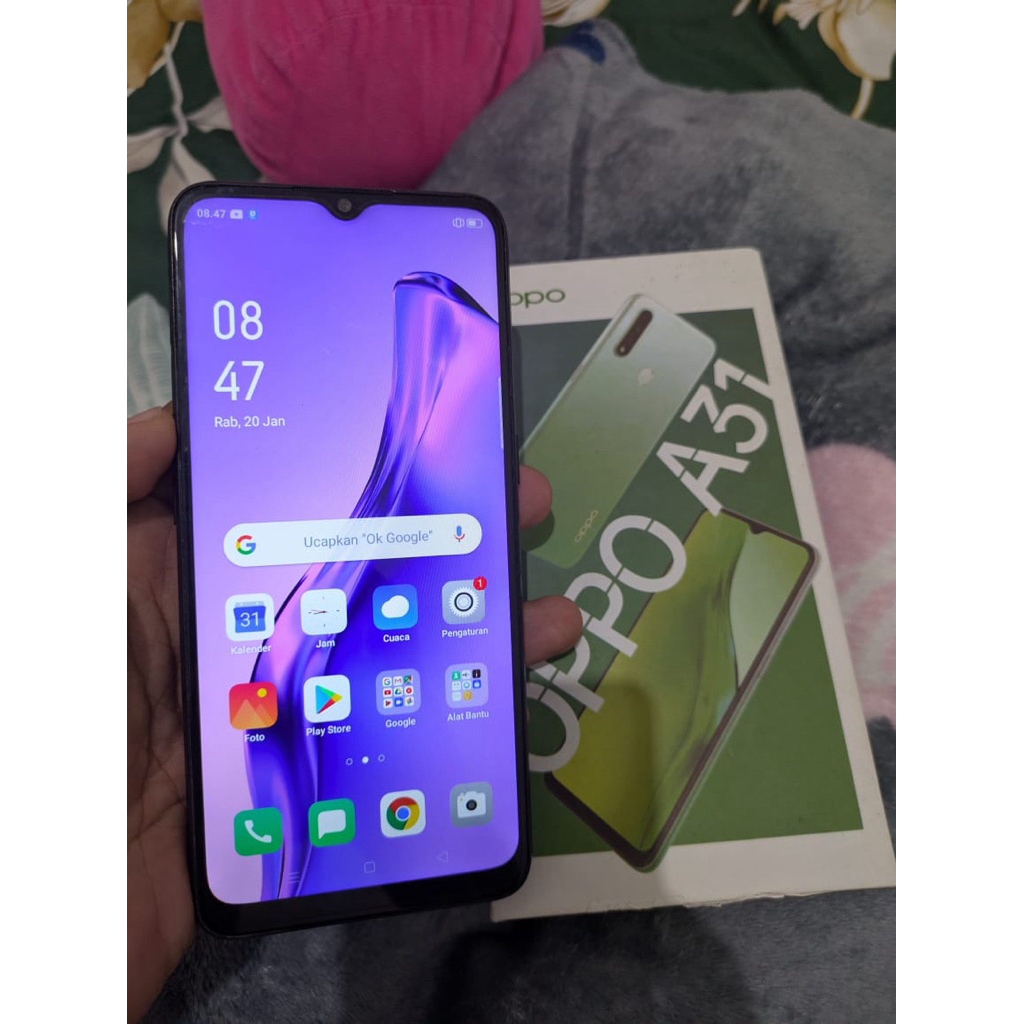 oppo a31 6/128gb tidak ada minus