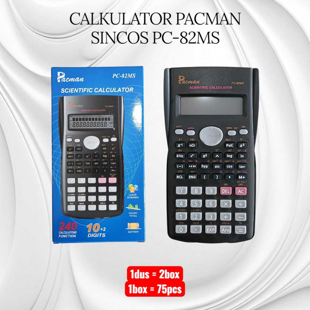 

{PACMAN} CALKULATOR SINCOS PC -82 MS