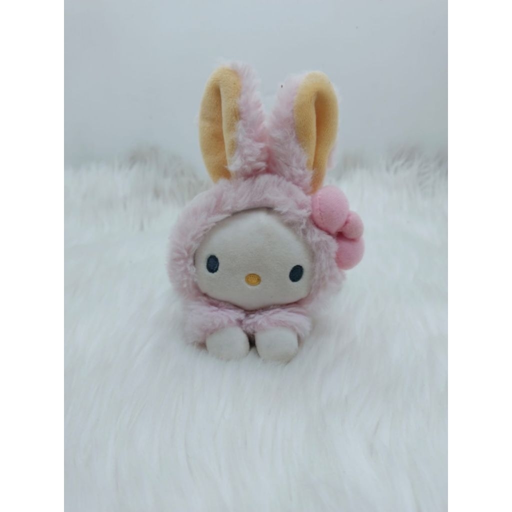 Gantungan Kunci My Melody Ori Sanrio Ganci Ori Lucu Bulu Bulu Badan Bulir