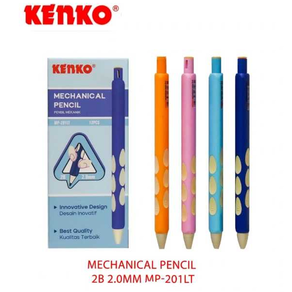 

KENKO MECHANIC PENCIL / PENSIL MEKANIK MP-201L T (2.0 MM) - 1 LUSIN