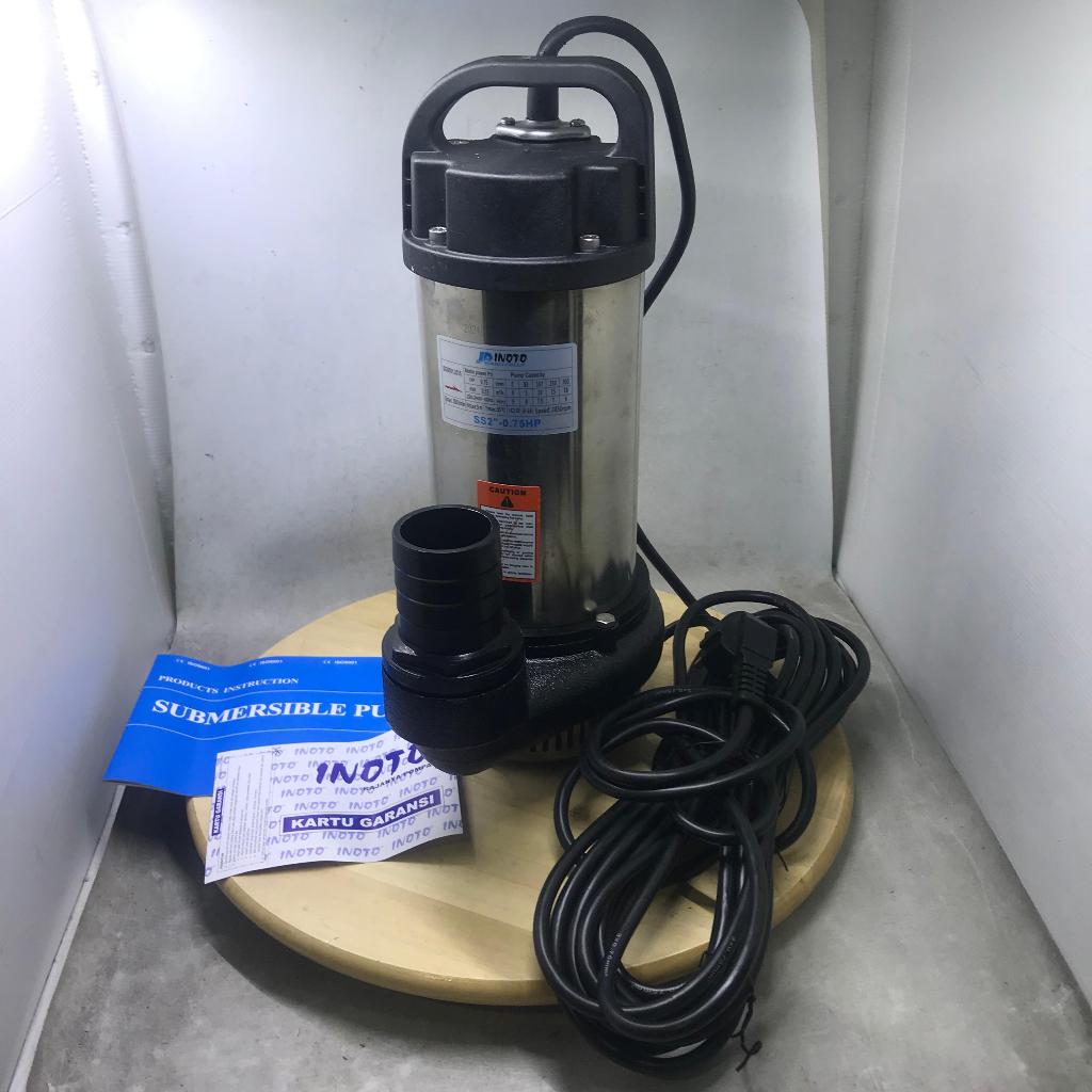 Inoto SS 2" 0,75 hp pompa celup air bersih SS2" 0,75hp 3/4 hp 3/4hp