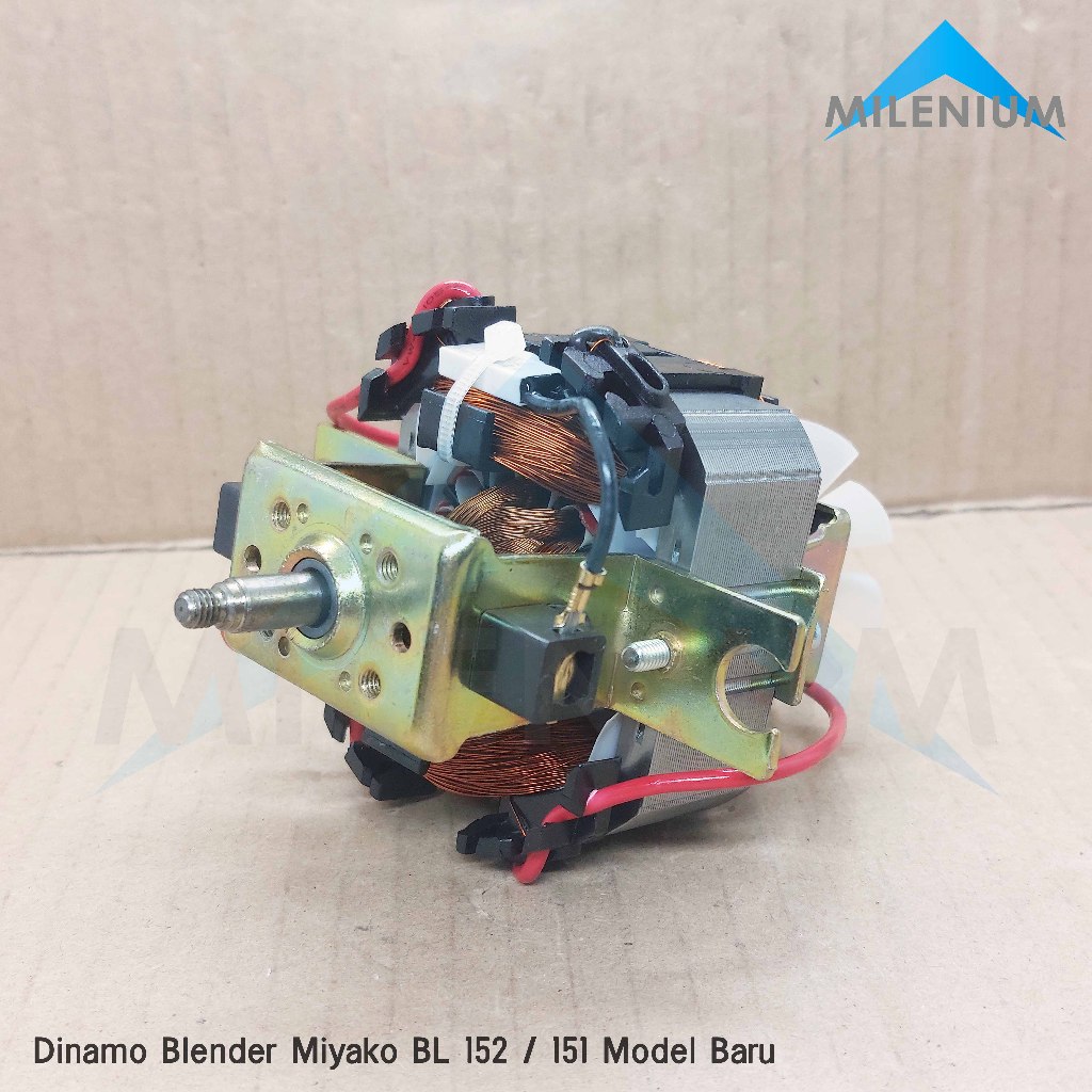 Dinamo Blender MIYAKO BL 152 / 151 GF Model Baru Drat AS Kecil Konektor Hitam