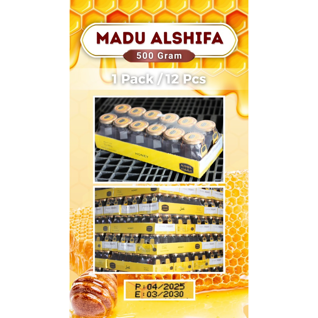 

MADU AL SHIFA 500gr BOTOL KACA ORIGINAL MADU ALSHIFA MADU MURNI IMPORT