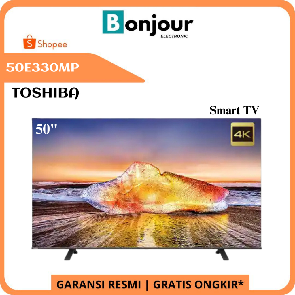 TV 50 Inch Toshiba 50E330MP 4K UHD Smart TV Toshiba 50E330MP 50 Inci