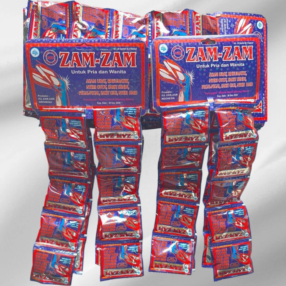 

kapsul zam zam zamzam kapsul rencengan 20 sachet