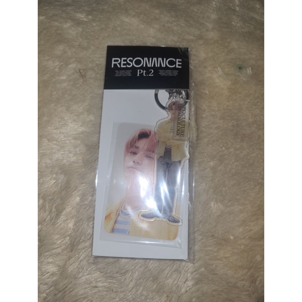 taeyong nct 127 keyring acrylic photocard set resonance