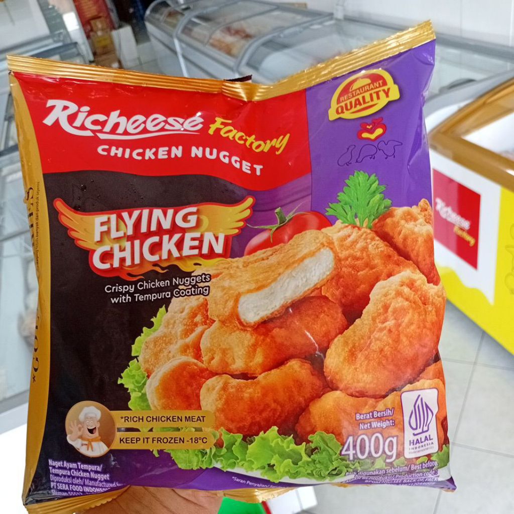 

Richeese chicken Nugget flying chicken 400 gram