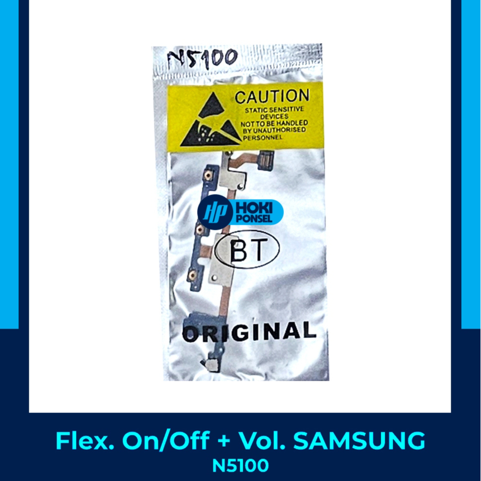Flexibel ON OFF + VOLUME SAMSUNG N5100 Fleksibel Flexibel tombol dalam