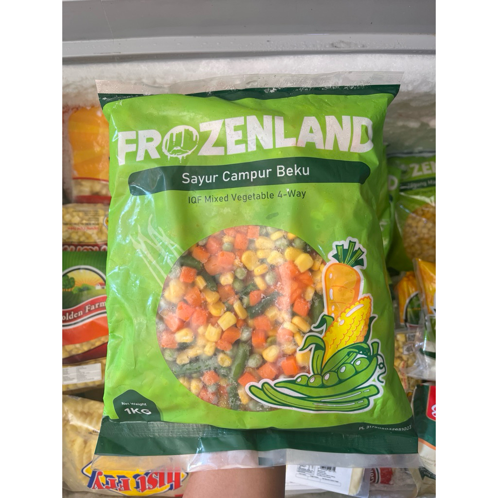 

Mix Vegetables Frozenland /Sayuran Beku 1 Kg