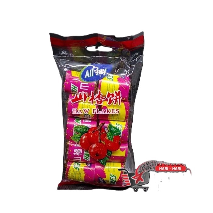 

[oddsolshop] pekanbaru/All Joy Haw Flakes Candy 80GR Permen Koin