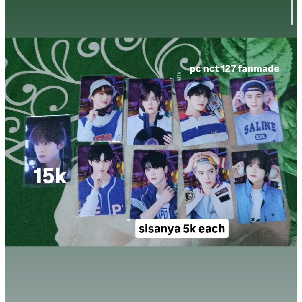 photocard nct127, jaehyun dicon