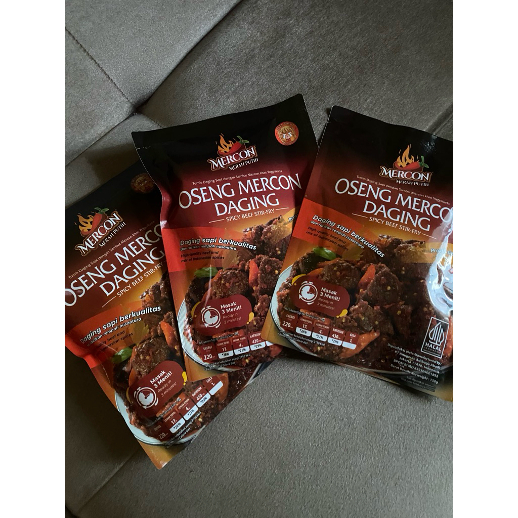 

Oseng daging mercon merah putih(ORI)