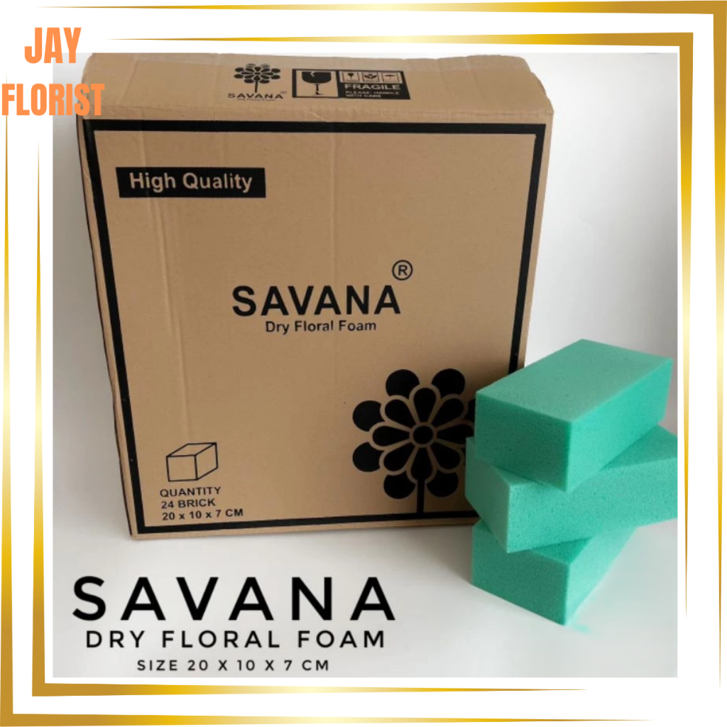 

Savana & Sakura Busa Kering & Basah Sterofoam / Oasis Kering & Basah Foam