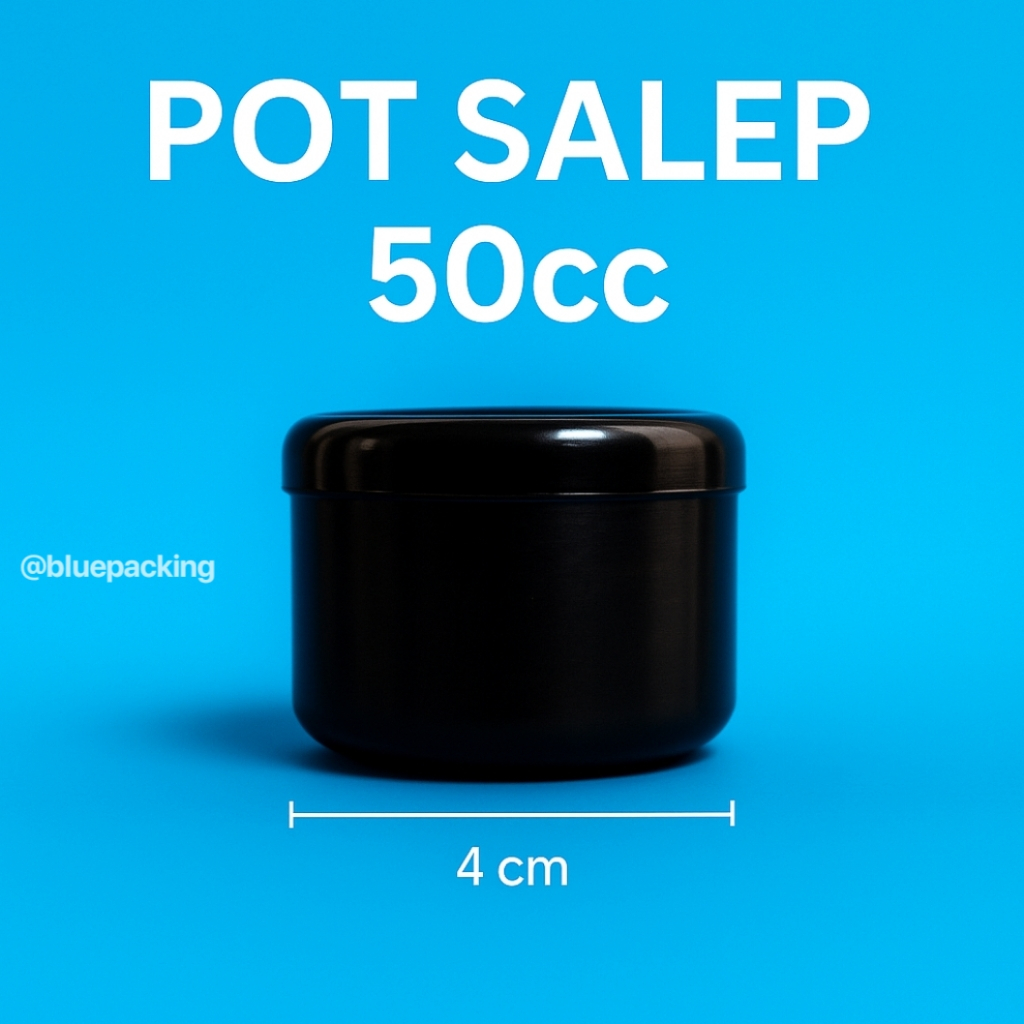 POT CREAM / LULUR 50 GRAM ML TINGGI HITAM /TEBAL / pot salep / pot kumpon / pot vaseline
