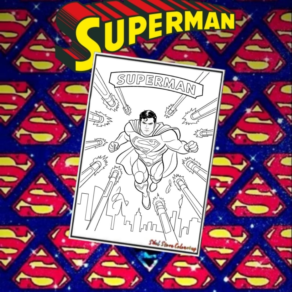 

KERTAS GAMBAR MEWARNAI SUPERMAN V1 ISI 13 LEMBAR GAMBAR BERBEDA / KERTAS GAMBAR TEBAL / PAUD / SD / TK