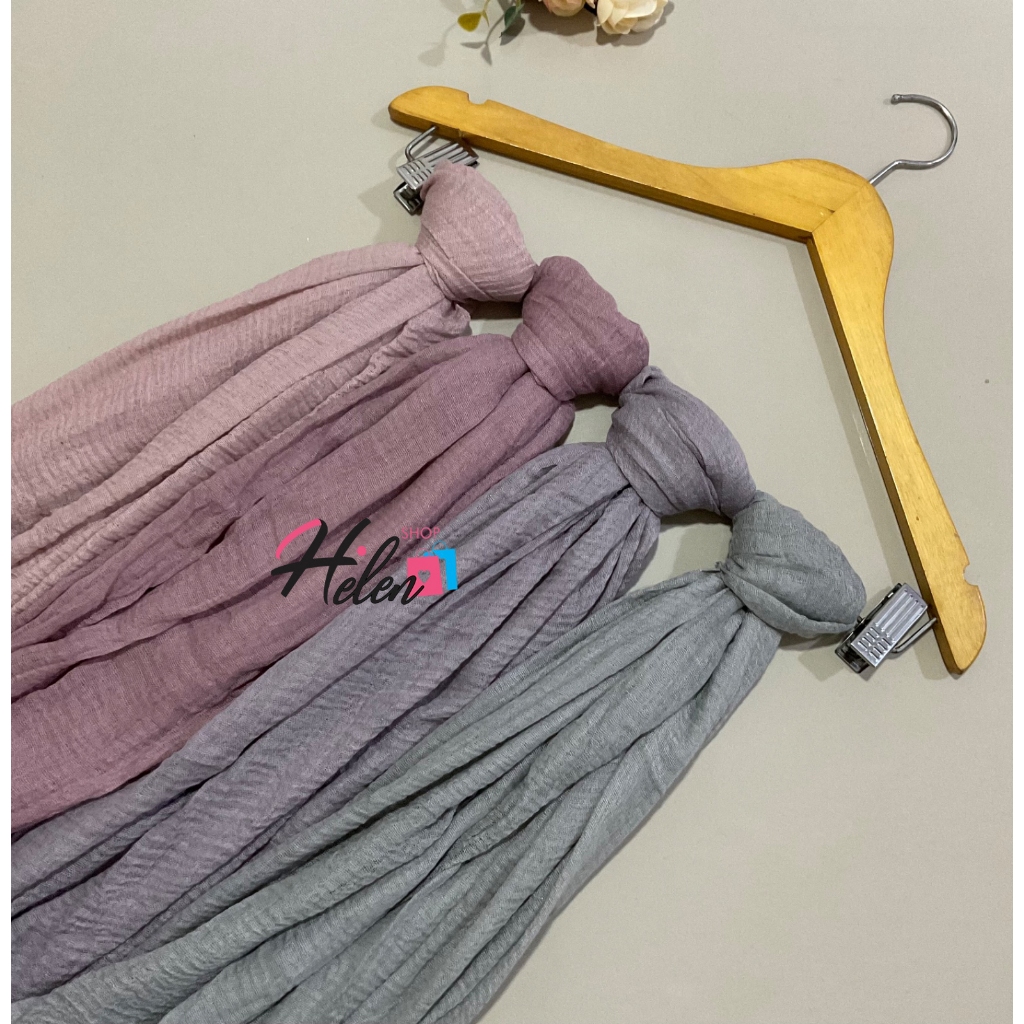 Saputri.Collection Pasmina crincle  Hijab Phasmina Shawl Jilbab Import Pashmina Kusu crinkle Jumbo