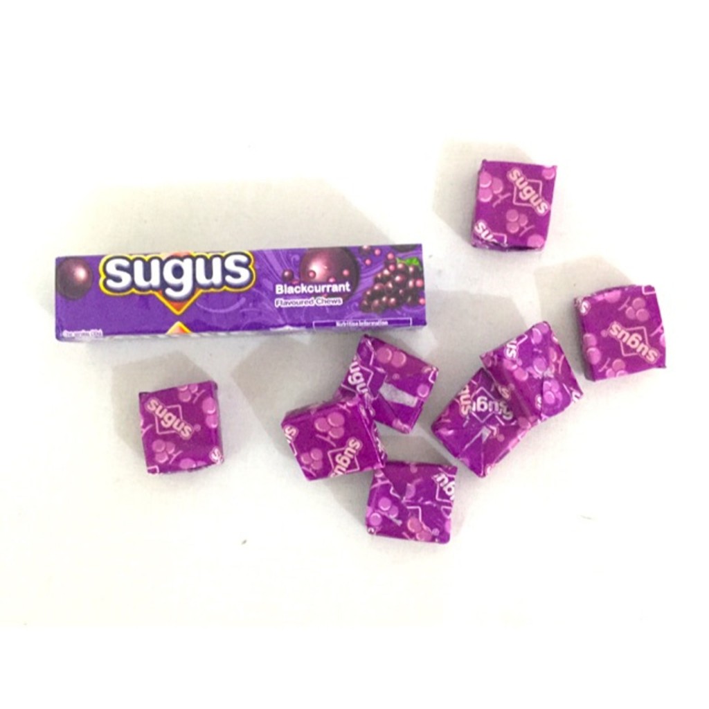 

[oddsolshop] pekanbaru/Sugus Blackcurrant Soft Candy 30GR Permen Lunak Ungu