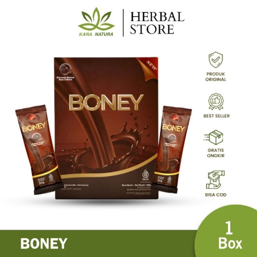 

Susu Boney Untuk Peninggi Badan Membantu Menjaga Kesehatan Tulang Menambah Nutrisi Tulang 1 Box Isi 10 Sachet Herbal BPOM