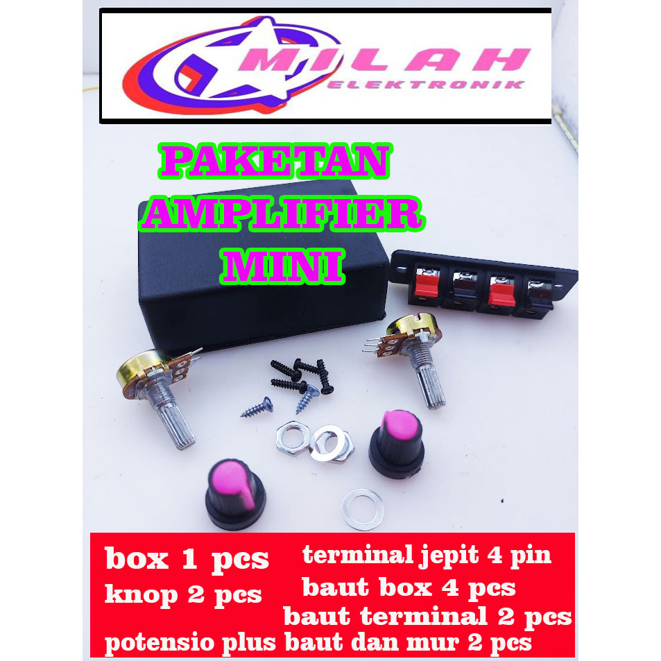 paketan amplifier mini tinggal rakit