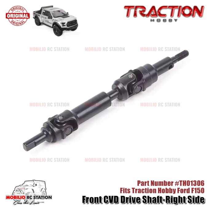 Traction Hobby Part #TH01306 Front CVD Drive Shaft-Right Side RC 1/8 Ford Raptor F150