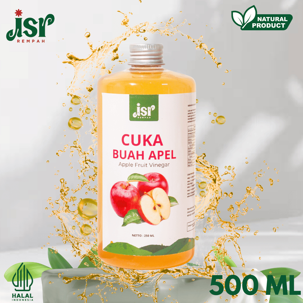

JSR Rempah Cuka Apel Asli Apple Cider Vinegar Cuka Sari Apel 500 ml